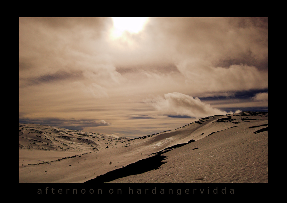 Afternoon on Hardangervidda