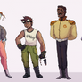 Wolf 359 - Character Designs part 1