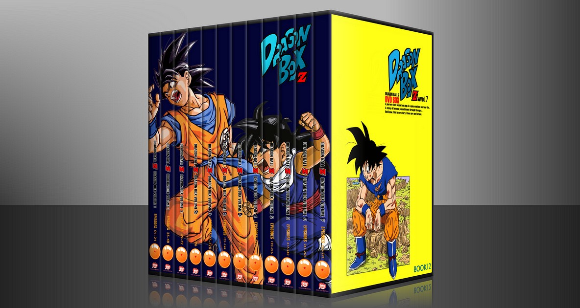 Dragon Ball Z - Dragon Box DVD set custom covers