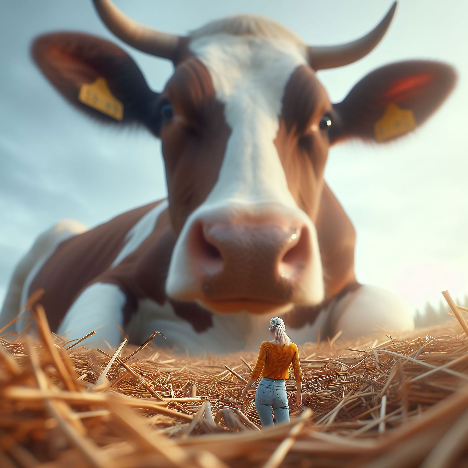 Legendary Cow 161 Giant Cow 02 by AlphaEquine on DeviantArt