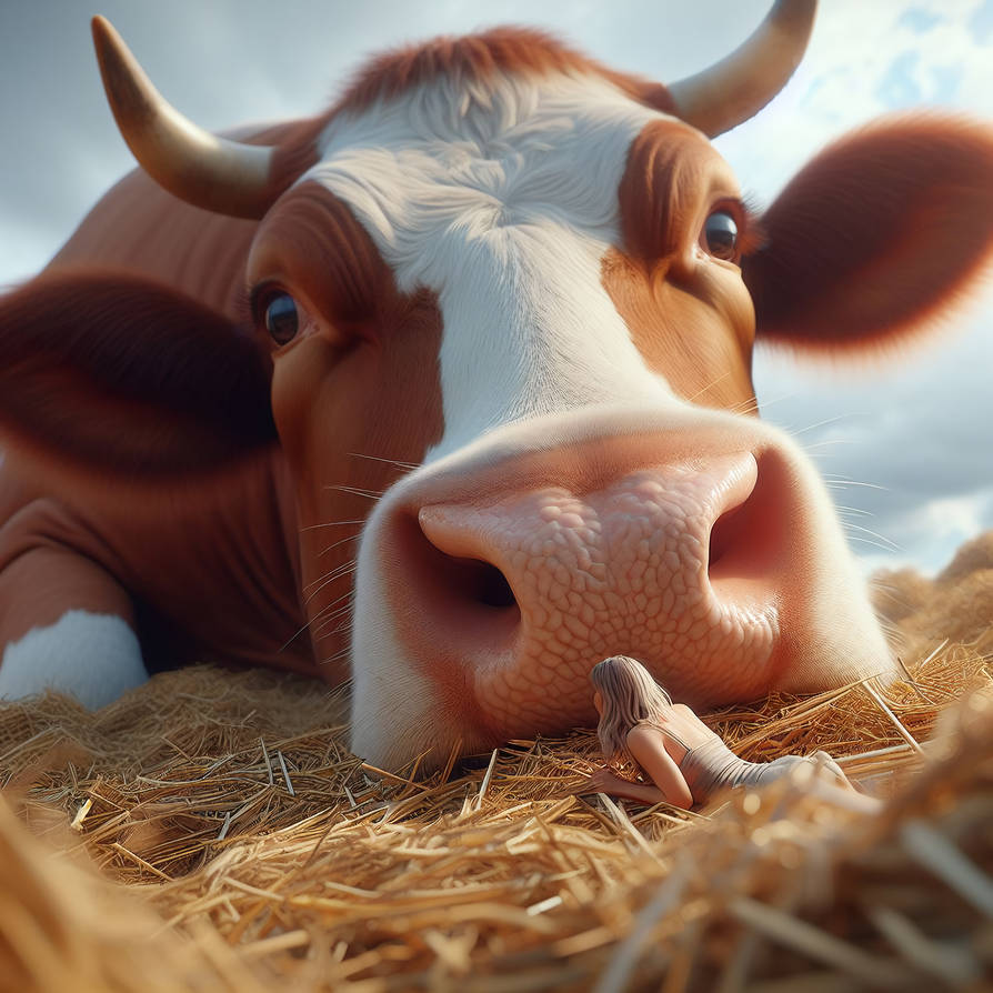Legendary Cow 162 Giant Cow 03 by AlphaEquine on DeviantArt