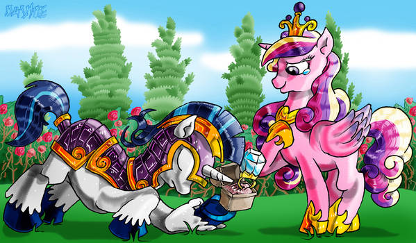 Shining Armor e Cadence