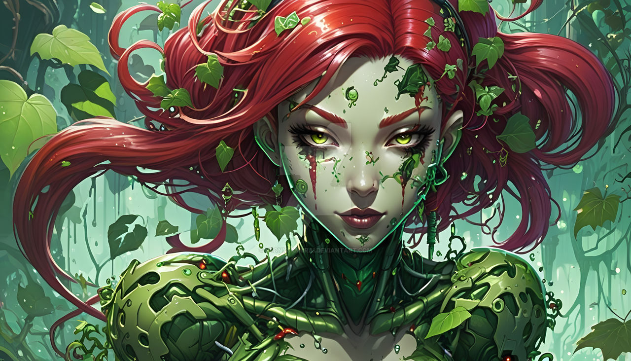 Cyborg Poison-Ivy by NeonxSamurai on DeviantArt