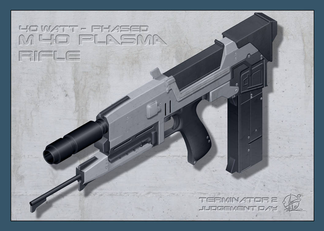 Terminator Plasma Rifle 3D by Paul-Muad-Dib on DeviantArt