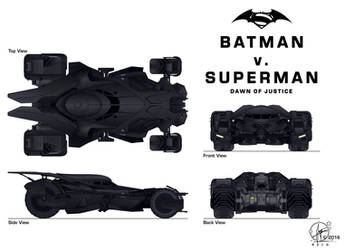 New Batmobil - Batman v. Superman - Finish Version