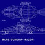 Blueprint Gunship Razor Landingmode Topview