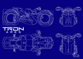 TRON Ares - Lightcycle blueprint non-drive-mode