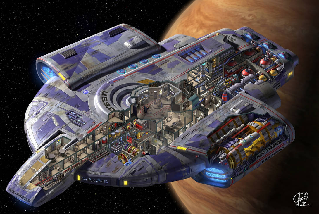 U.S.S. Defiant - inside by Paul-Muad-Dib on DeviantArt