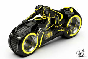 TRON - Clue's Lightcycle