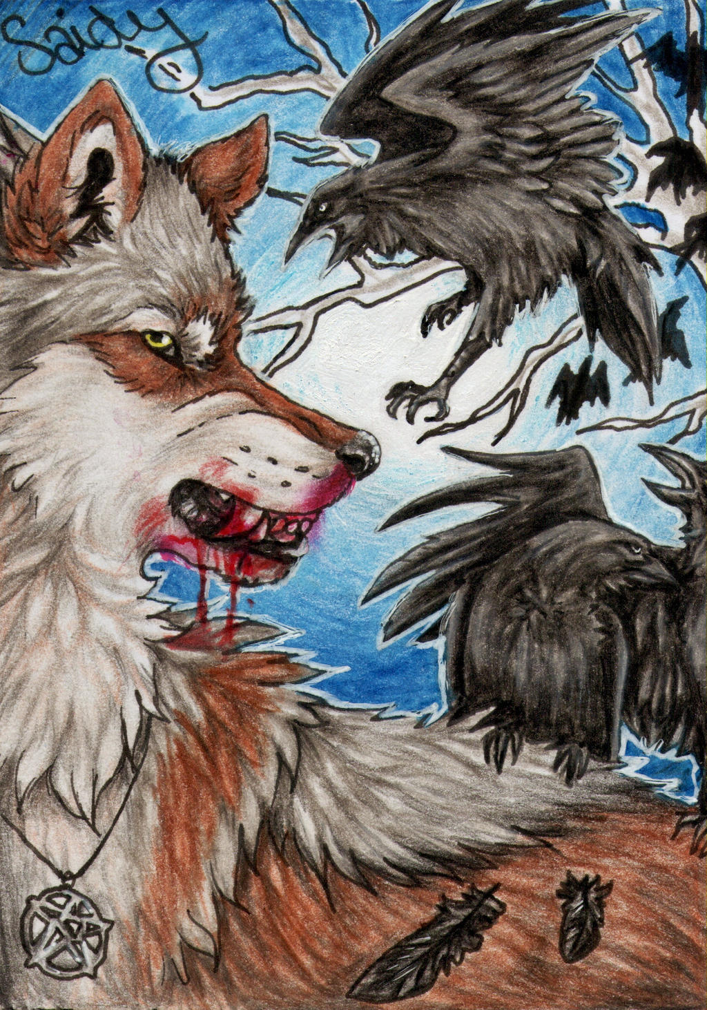 ACEO #28: Into the Woods