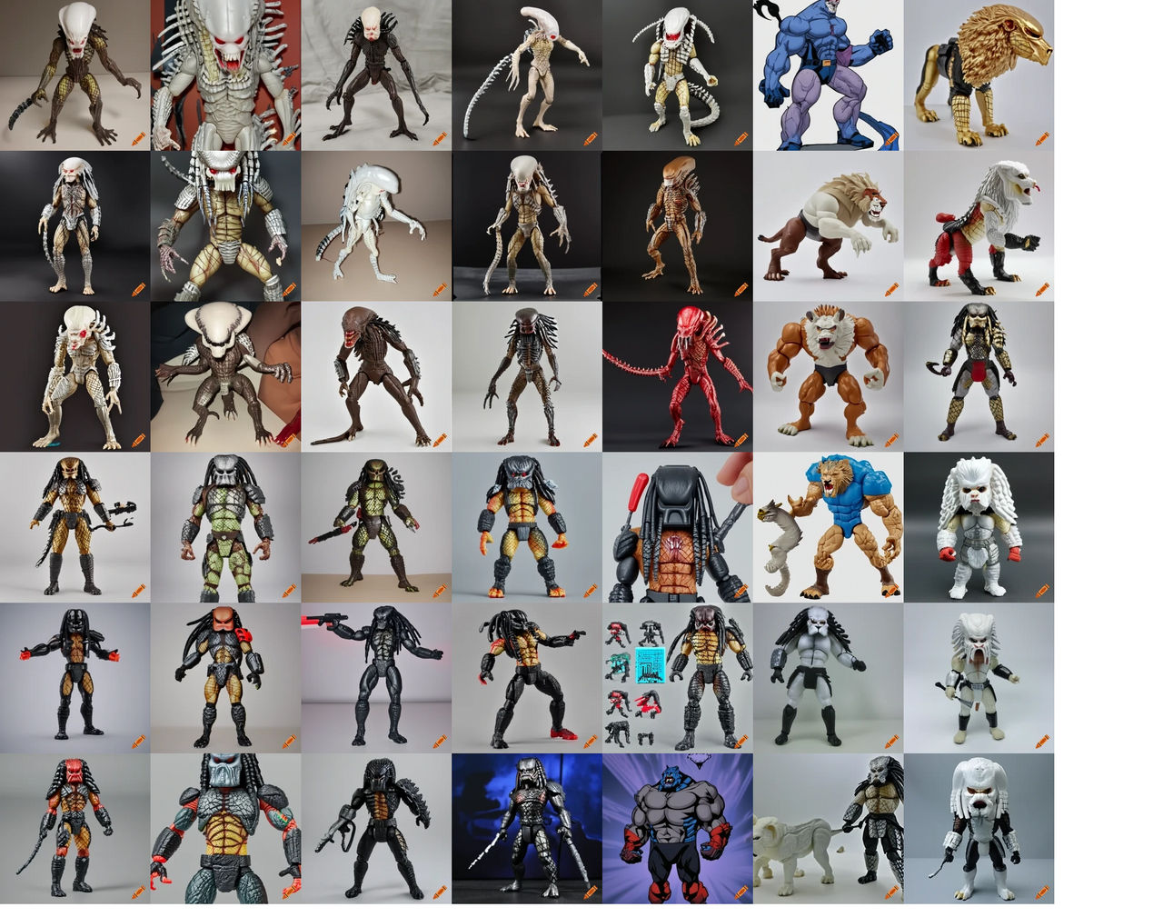 Predator Visual Guide Predator action figures by lordjessey on DeviantArt