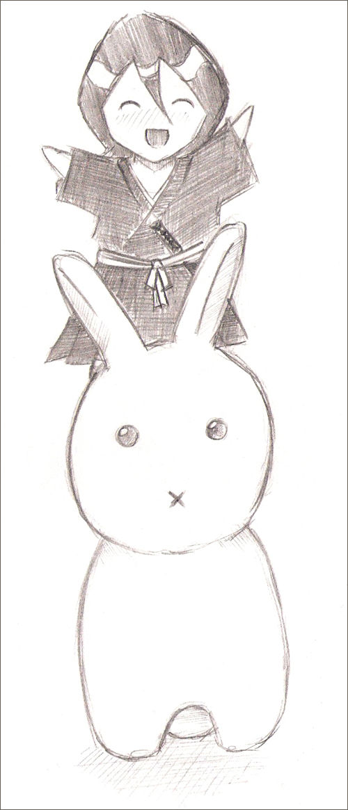 Bunny Rabbit Rukia Draw Bunny Hero - Chibi Rukia ID by STRAWBERRYCURTIS on DeviantArt