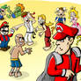 Street fighter Mario Bros