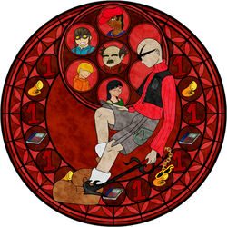 KNDom Hearts Stained Glasses Numbuh 1