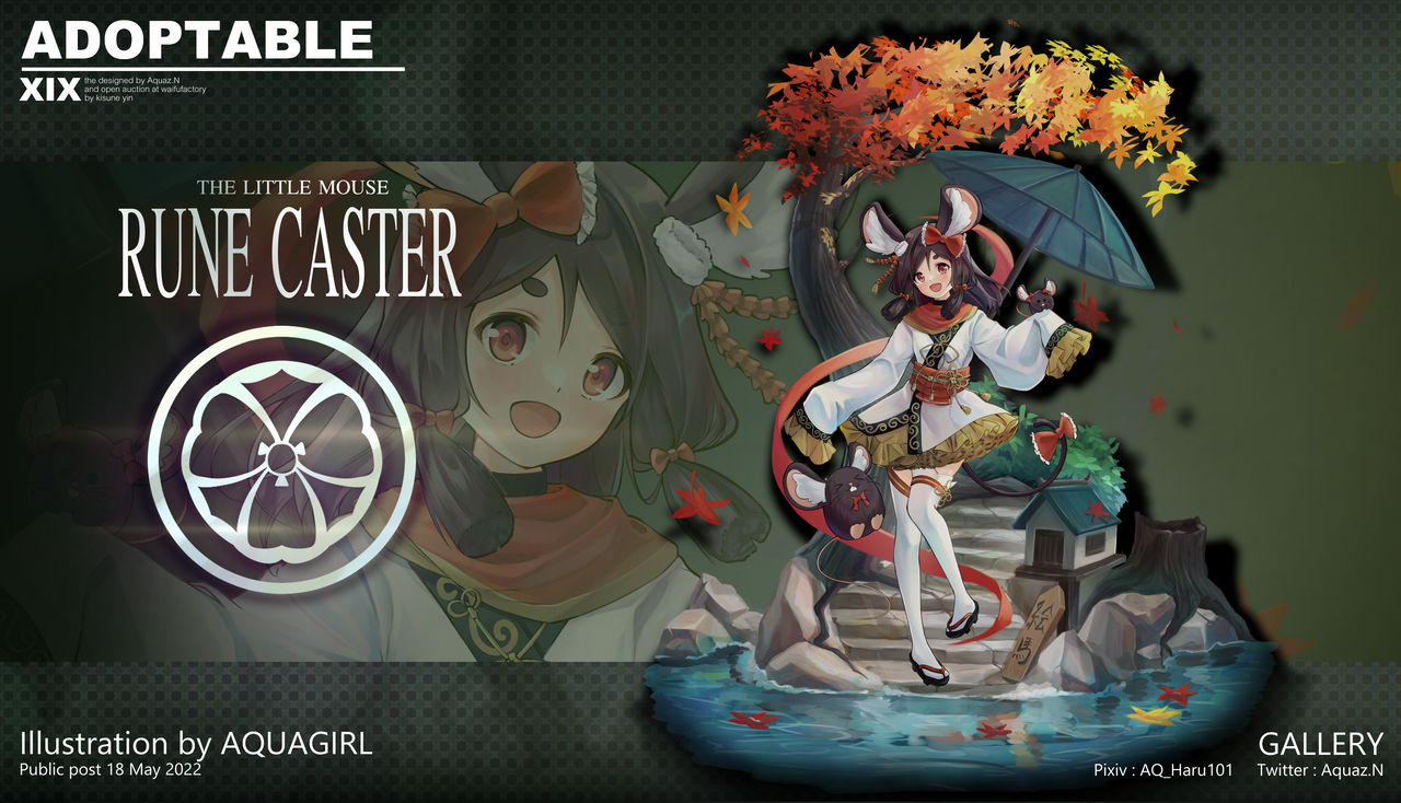 Cas Rune Caster Adoptable #19 Rune Caster by NAquaz on DeviantArt