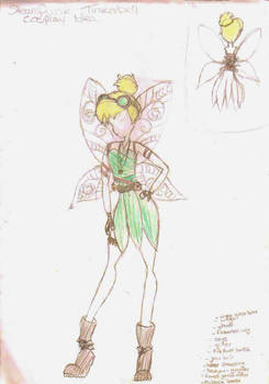 Steampunk Tinkerbell costume design