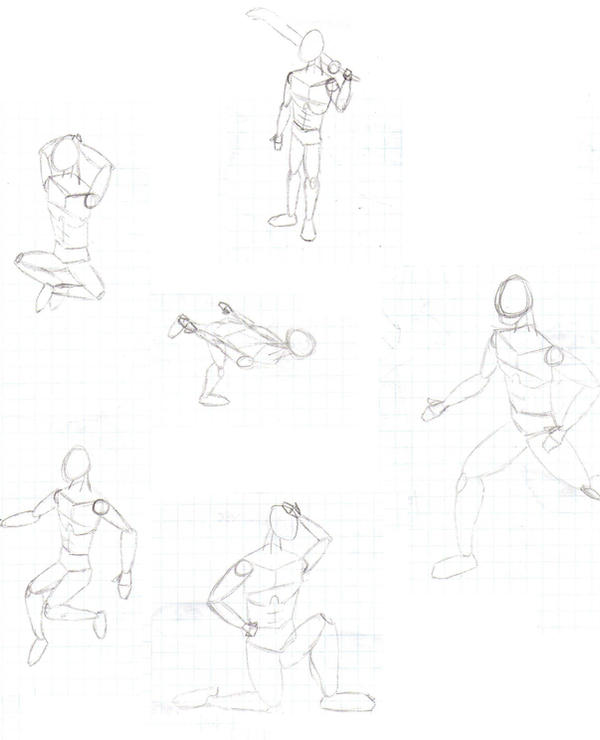 Positionality Drawing positions practice by equilibrium7 on DeviantArt