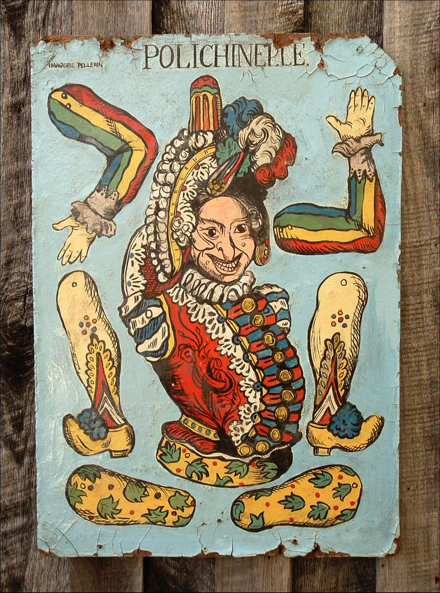 Polichinelle Jester Paperdoll by Aegean-Prince