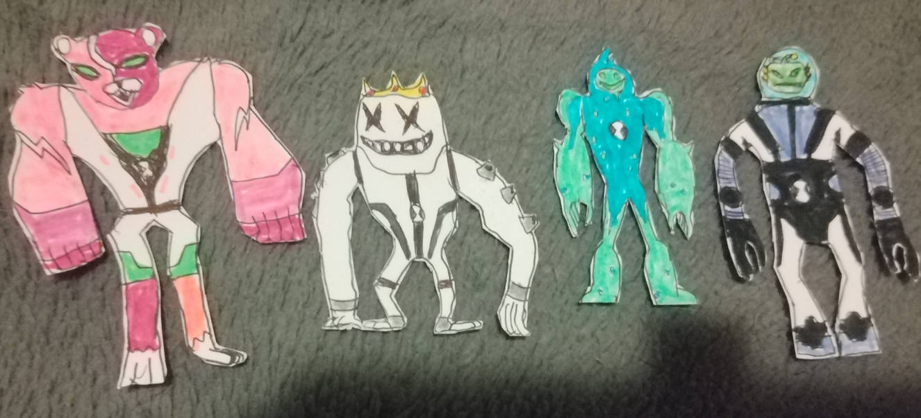 My custom Ben 10 aliens: part 1 by SeoirseLouis on DeviantArt