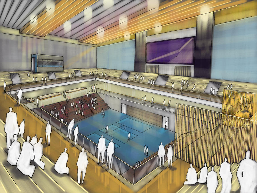 sport hall interior 1 by galacticaz on DeviantArt