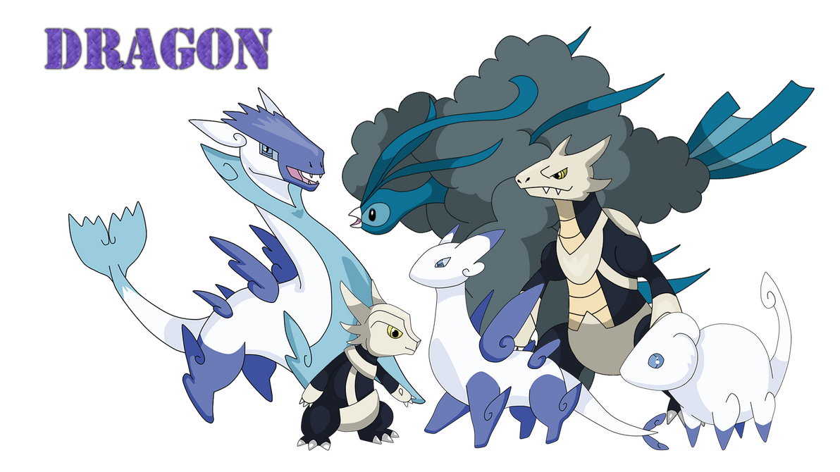 Dragon Fakemon of Araken region by Clophil on DeviantArt