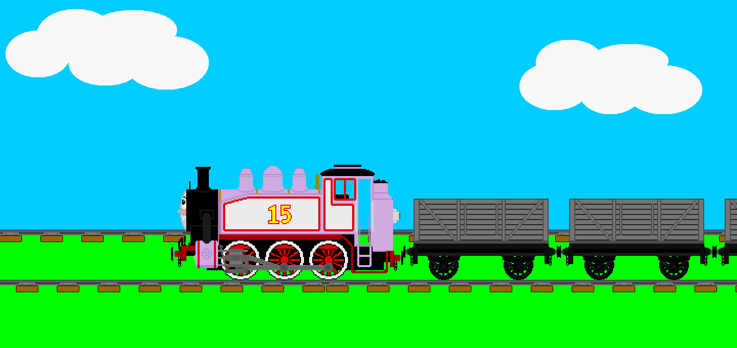 Rosie Pulling A Train by EngineNumber14 on DeviantArt