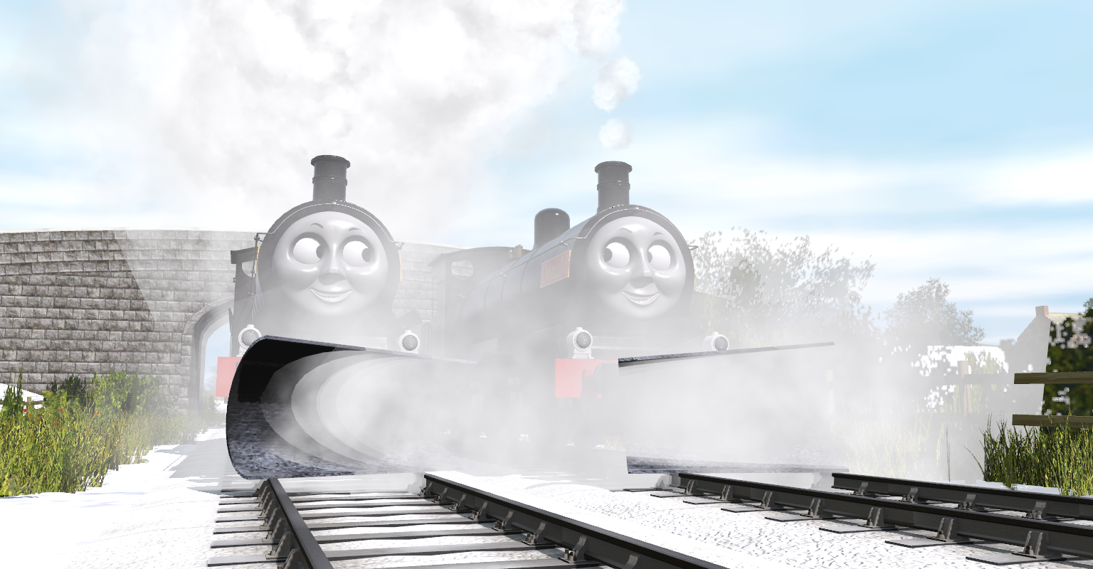 Winter Engine Deviantart The Twin Engines Plowing Through the Snow by EngineNumber14 on DeviantArt
