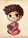 [C] Wind Waker Baby!Castiel by MizutheMage