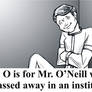 O is for Mr. O'Neill