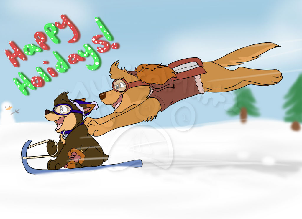 Secret Santa Riding Secret Santa: Powered sled ride by Musicalmutt2 on DeviantArt