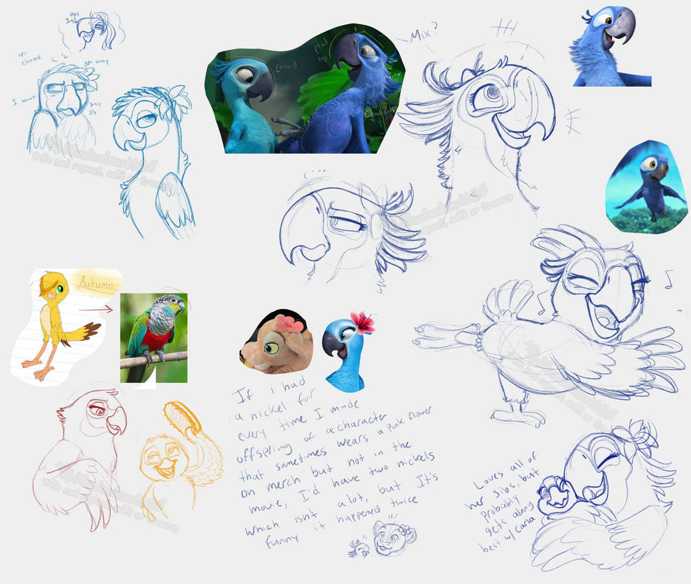 Ridicbird Deviantart Rio Rio doodles by Musicalmutt2 on DeviantArt