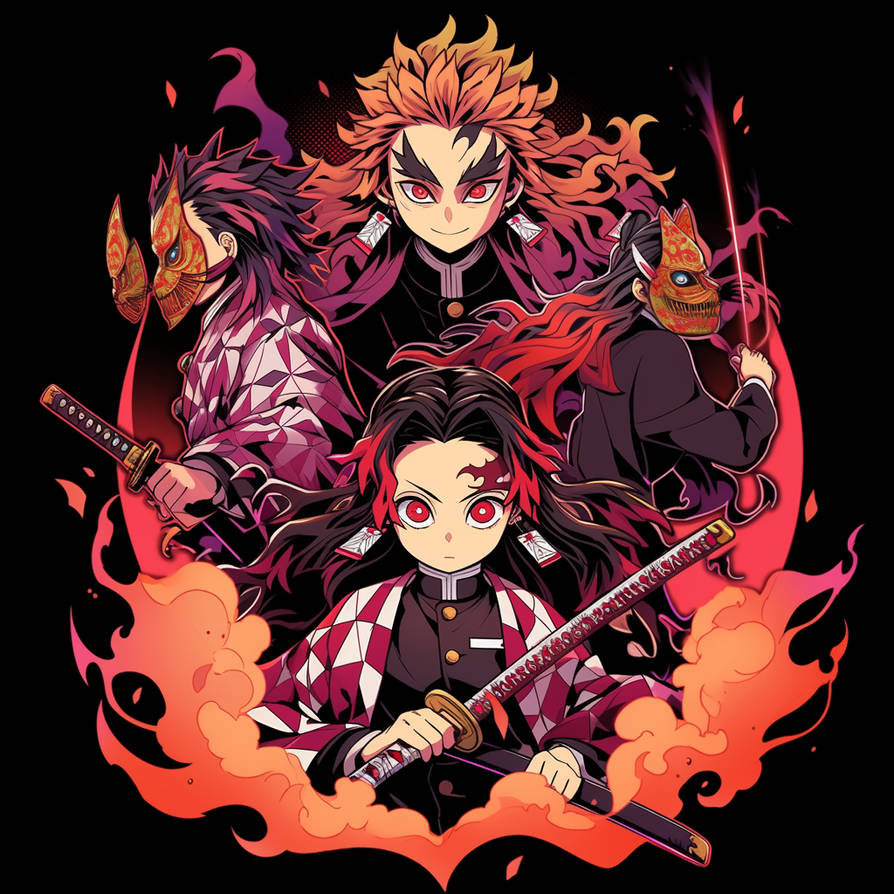 ZF Puhi Anime Demon Slayer Shirt design style 8efe by ZFPuhi on DeviantArt