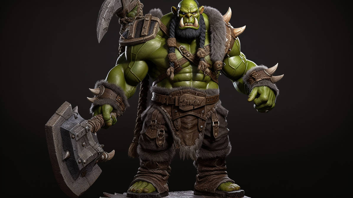 Warchief ZF Puhi World of Warcraft Orc Warchief full body h by ZFPuhi on DeviantArt