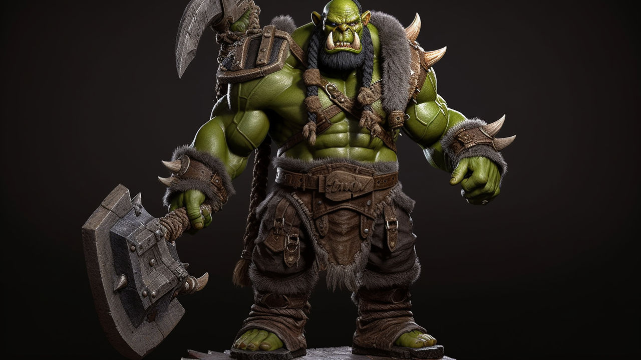 ZF Puhi World of Warcraft Orc Warchief full body h by ZFPuhi on DeviantArt