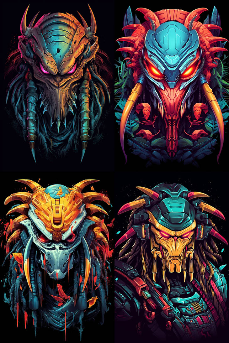 Predator 2d Image ZF Puhi The Predator colorful caricature 2d game a by ZFPuhi on DeviantArt