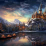 ZF Puhi A painting of the Hogwarts School of witch