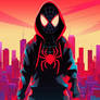 ZF Puhi The spiderman of character Miles Morales f