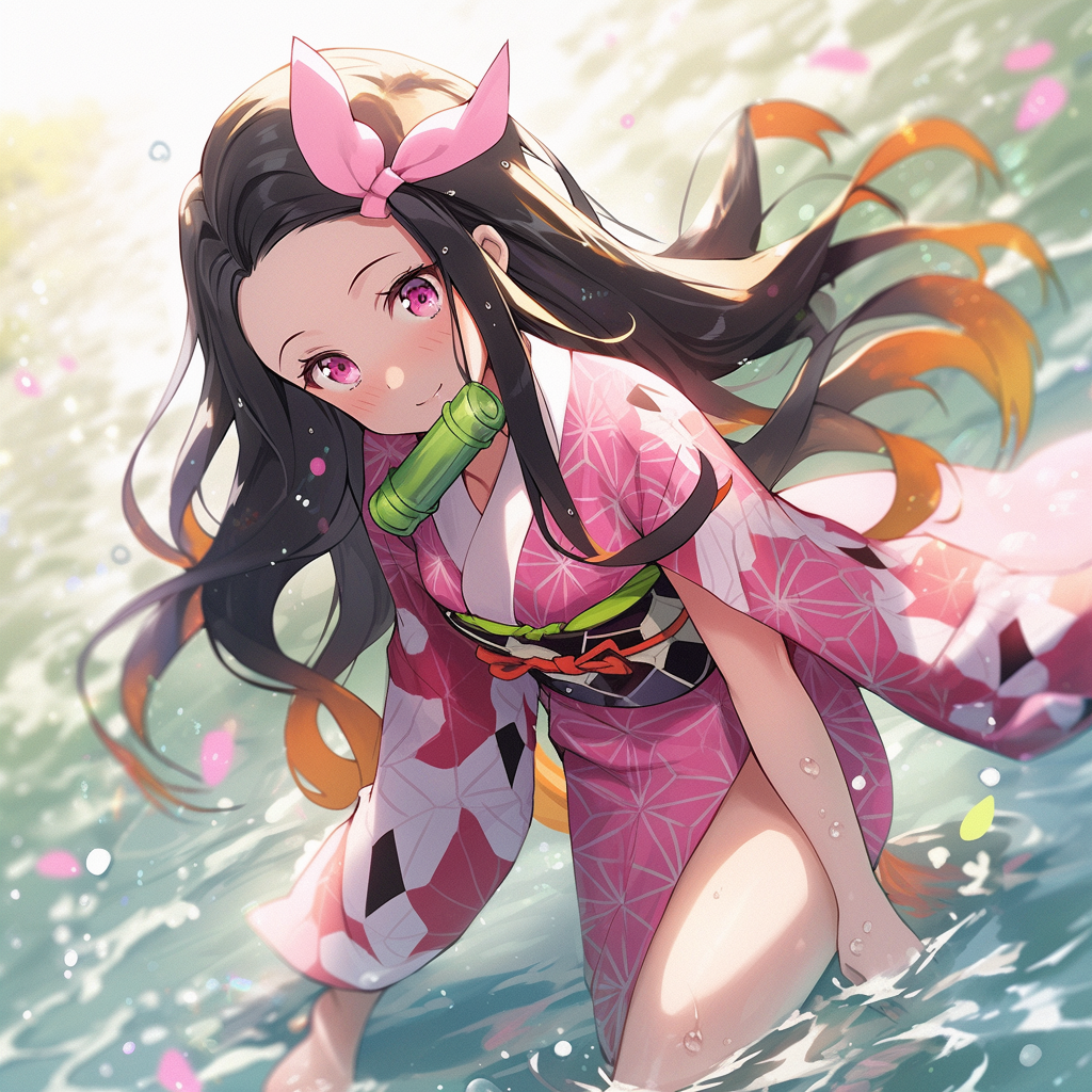 Nezuko Sunset by crcjames on DeviantArt