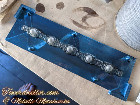 Pearls/Knots Bracelet (3D-print 4 bronze casting)