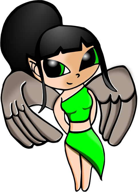 Inkscape Angel by xsherbearx