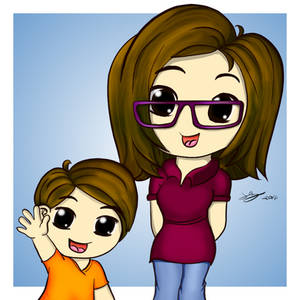 Chibi Version of Son and I