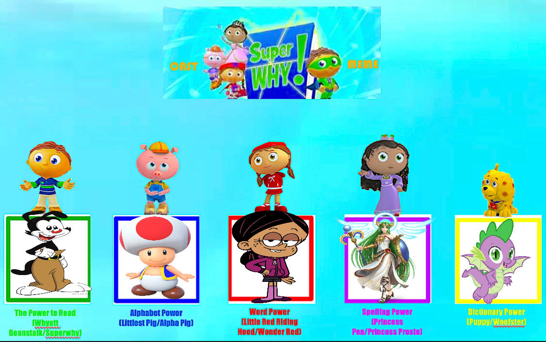 My Super Why Cast Meme By Juniortheiv On DeviantArt My super why cast meme by juniortheiv on deviantart
