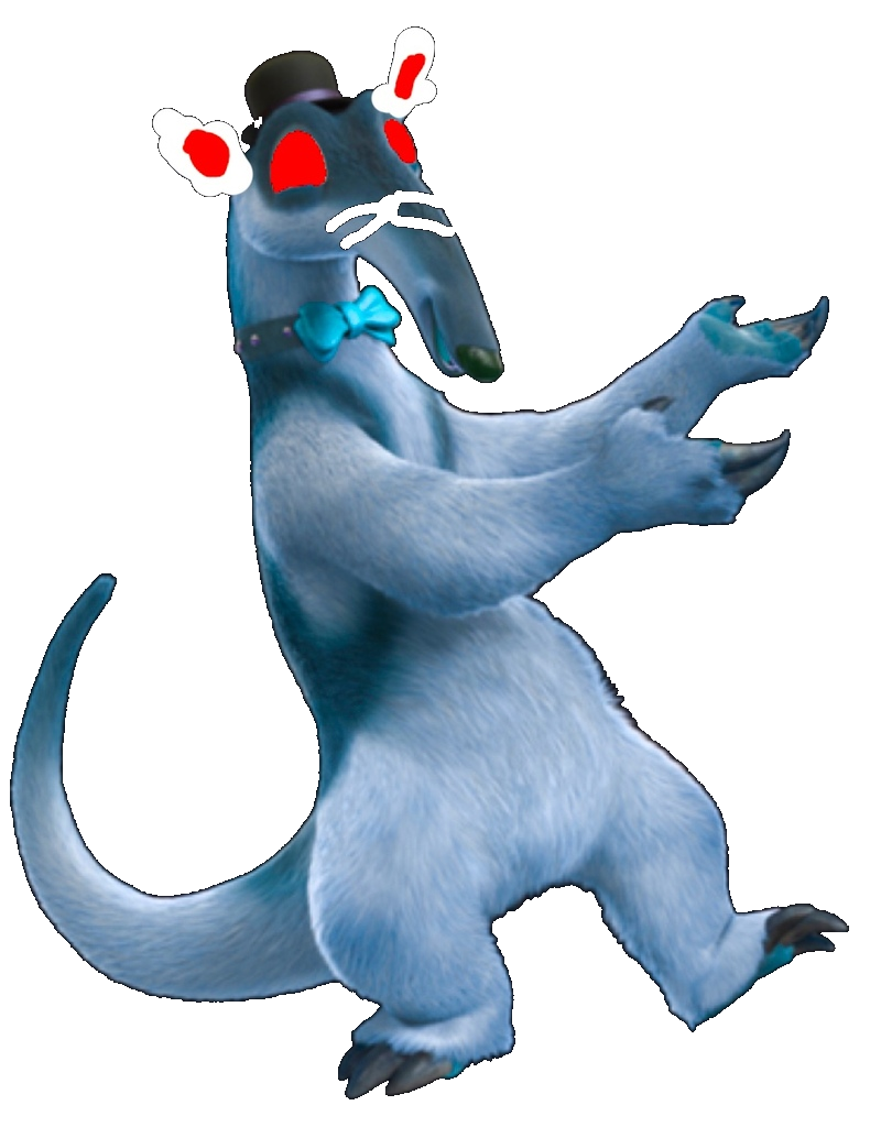 Dark Computer Charlie Dark Kitty Charlie the Anteater by juniortheiv on DeviantArt