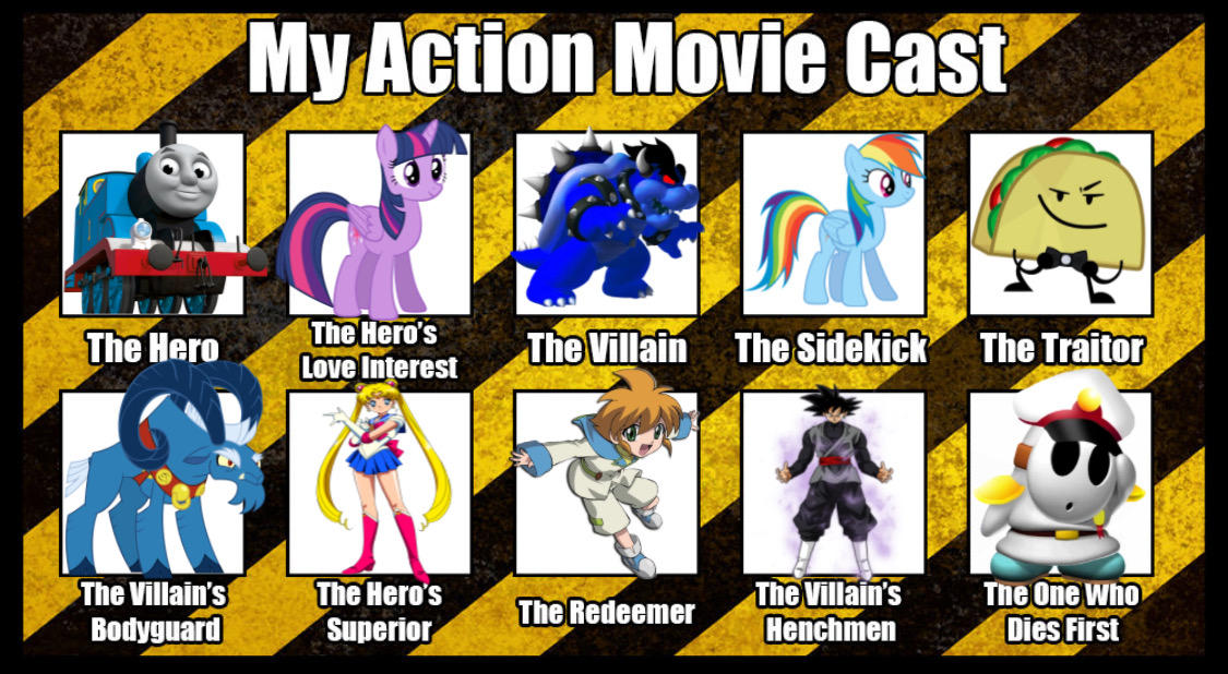 My Action Movie Cast Template by juniortheiv on DeviantArt
