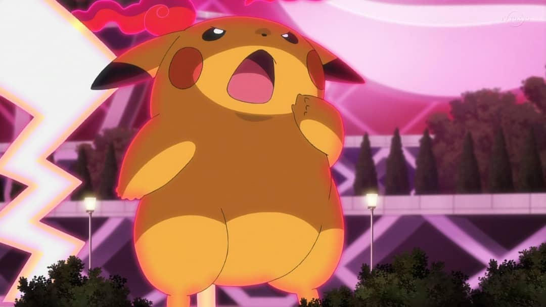 Gigantamax Pikachu in the anime by Gobstop123 on DeviantArt