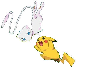 Mew And Pikachu Playing Render by Gobstop123 on DeviantArt