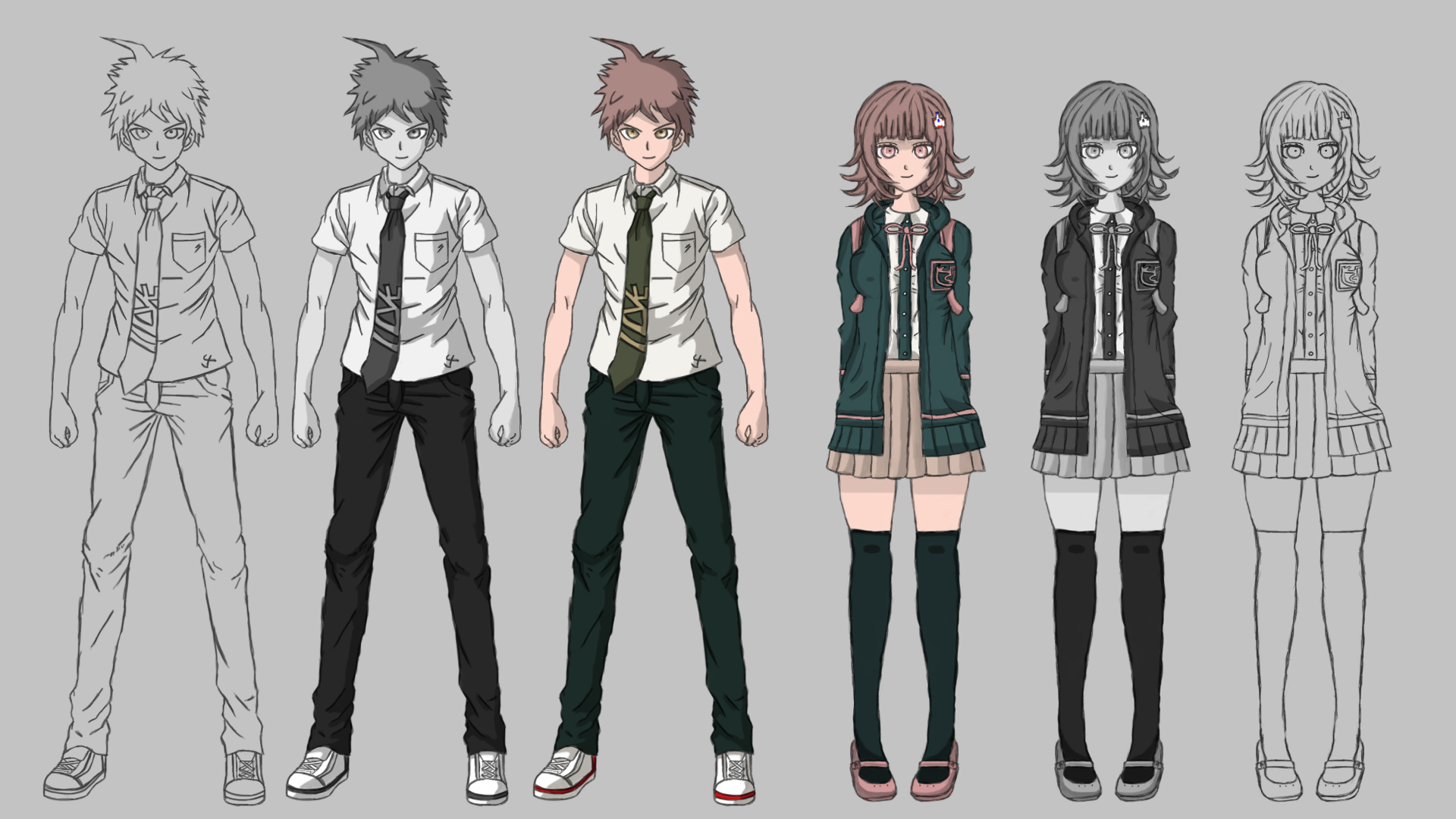 Danganronpa Character Sketches by Vasilios09 on DeviantArt Danganronpa Character Sketches by Vasilios09 on DeviantArt