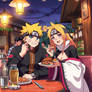 Naruto in restaurant