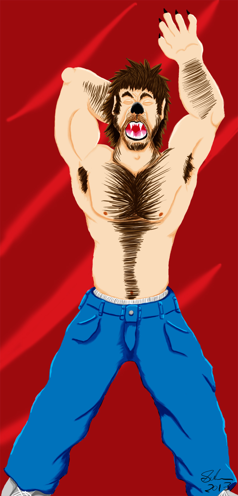 Human Werewolf Transformation by Silvermane77 on DeviantArt