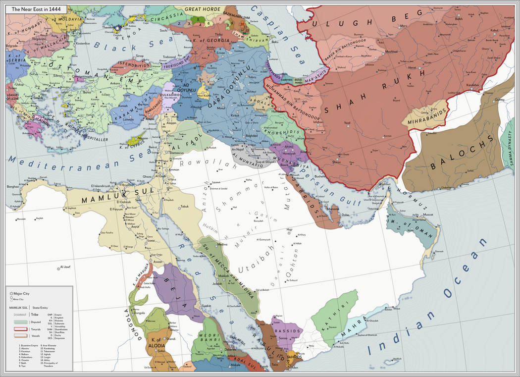 The Near East In 1444 By Swordrist On DeviantArt the-near-east-in-1444-by-swordrist-on-deviantart